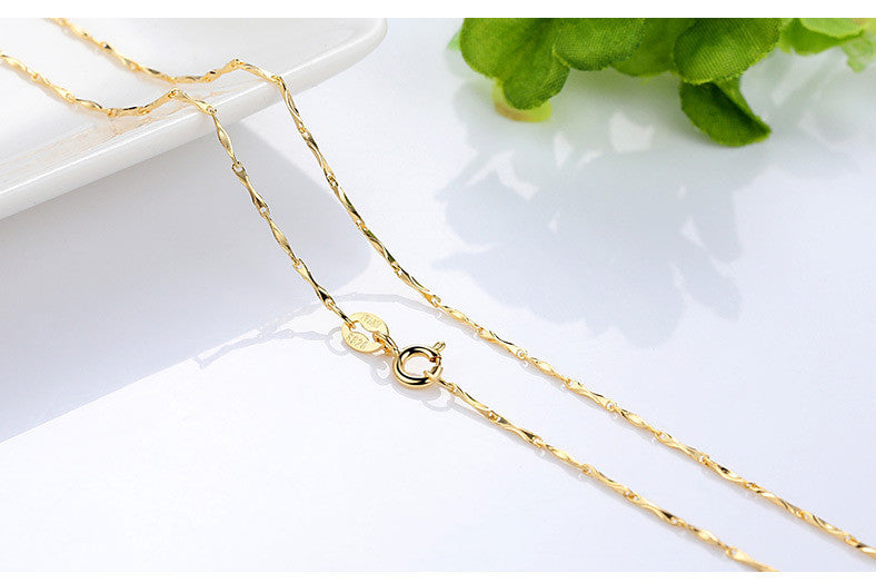 Collar bañado en oro de 18K para mujer