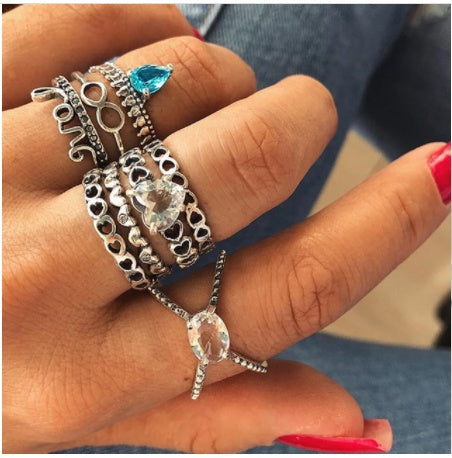 Diamantbesetzter Ring
