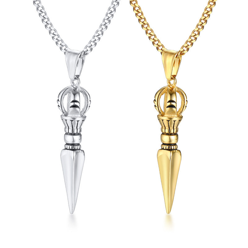 Stainless steel pendant necklace