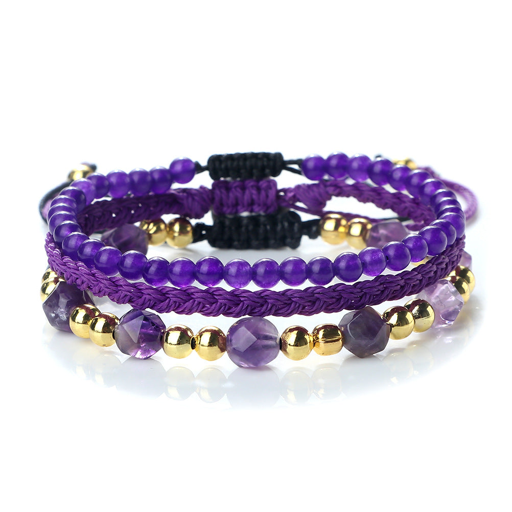 Creative Three-piece Woven Bracelet Adjustable