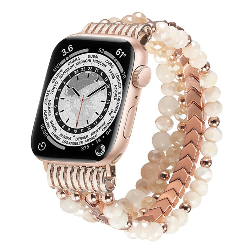 Suitable For Watch Arrow Jewelry Beaded Strap Crystal Wristband