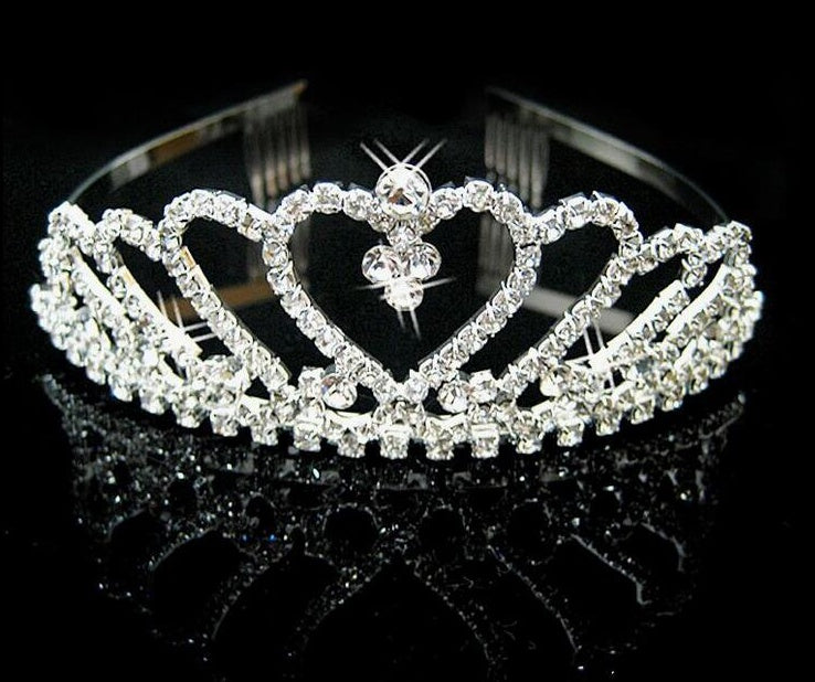 Prinzessinnen-Kronen-Haarnadel Braut Hochzeitsschmuck