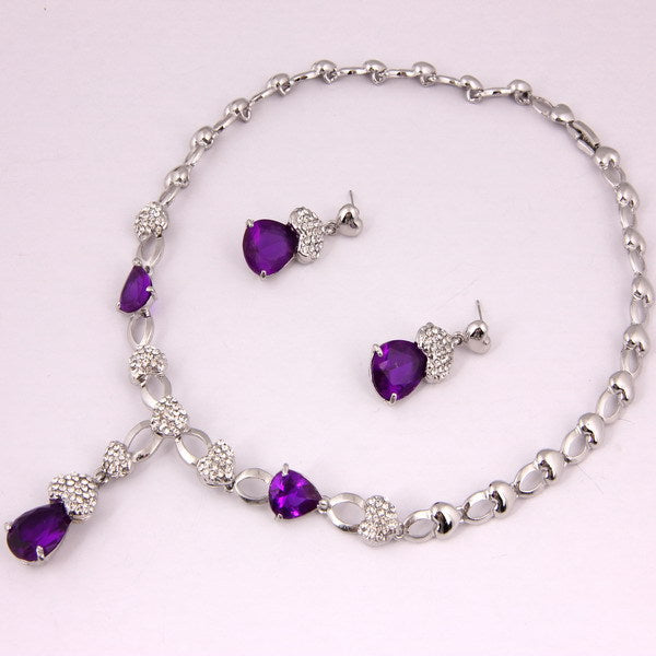 Schmuckset, Frauen-Kristall