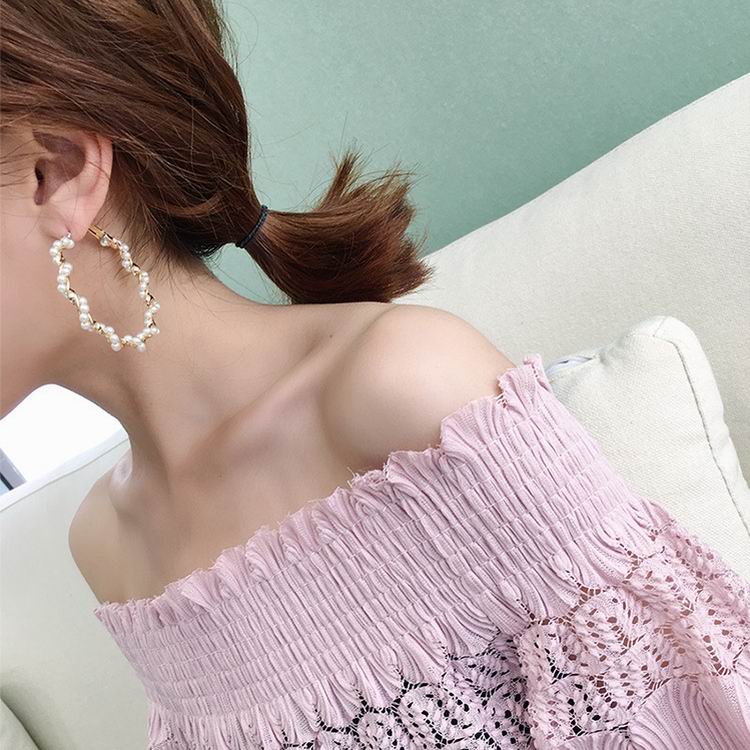Pendientes Grandes Circulares para Mujer