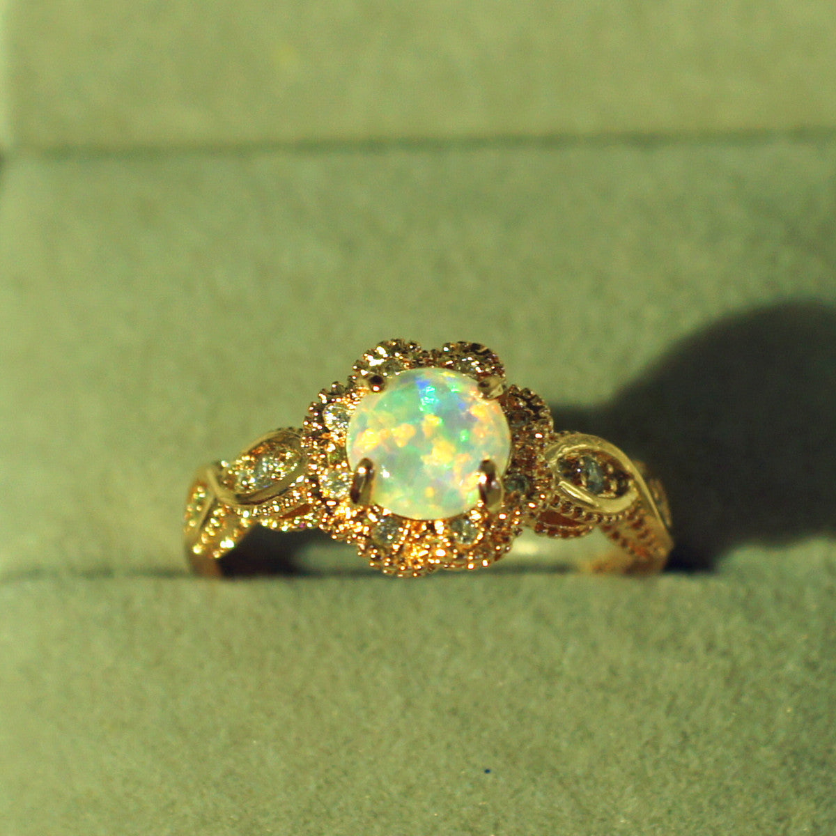 Opel-Ring Modeschmuck Opalring Damen