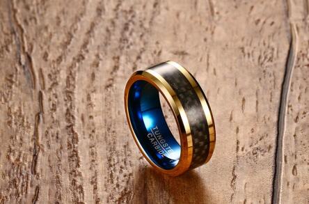 Anillo de acero de tungsteno