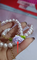 Blumen-Choker-Perlenkette Anmutig Mori Süße Schlüsselbeinkette Damen