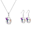 Set de Adornos de Colibrí Goteando Aceite Serie de Animales