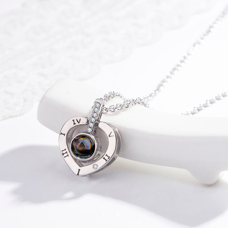 100 Languages I Love You Pendant Necklace