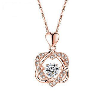 Herzschlag S925 Sterling Silber Halskette