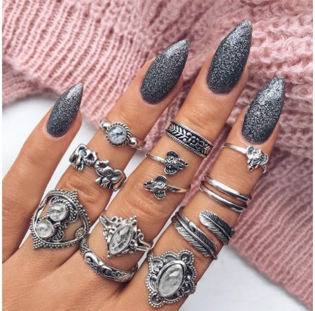 Diamantbesetzter Ring