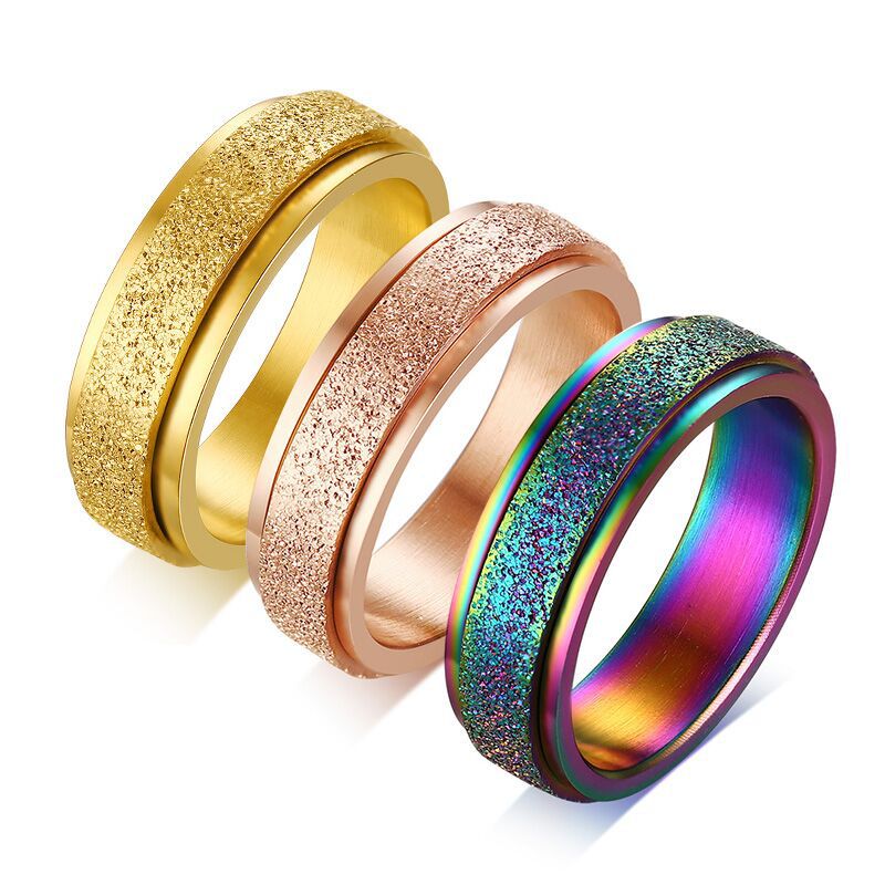 Sandgestrahlter drehbarer Spinner-Ring