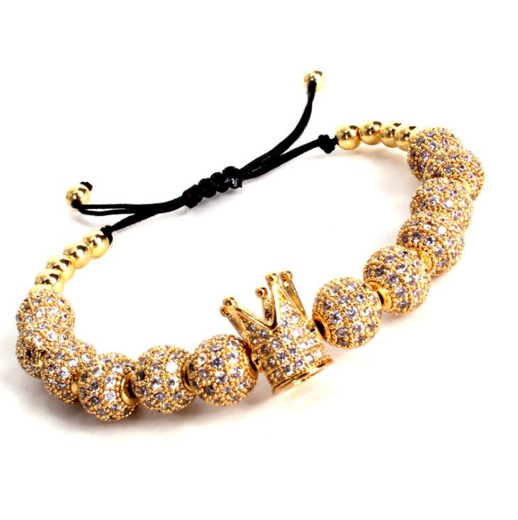 Mode Krone Zirkon Armbänder
