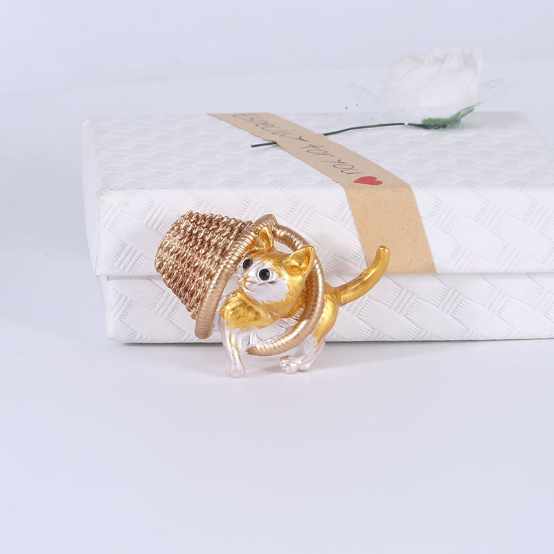 Ropa y accesorios de suéter con gato goteando