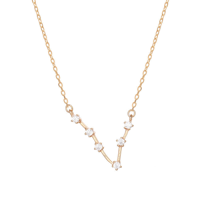 Collar con doce constelaciones para mujer