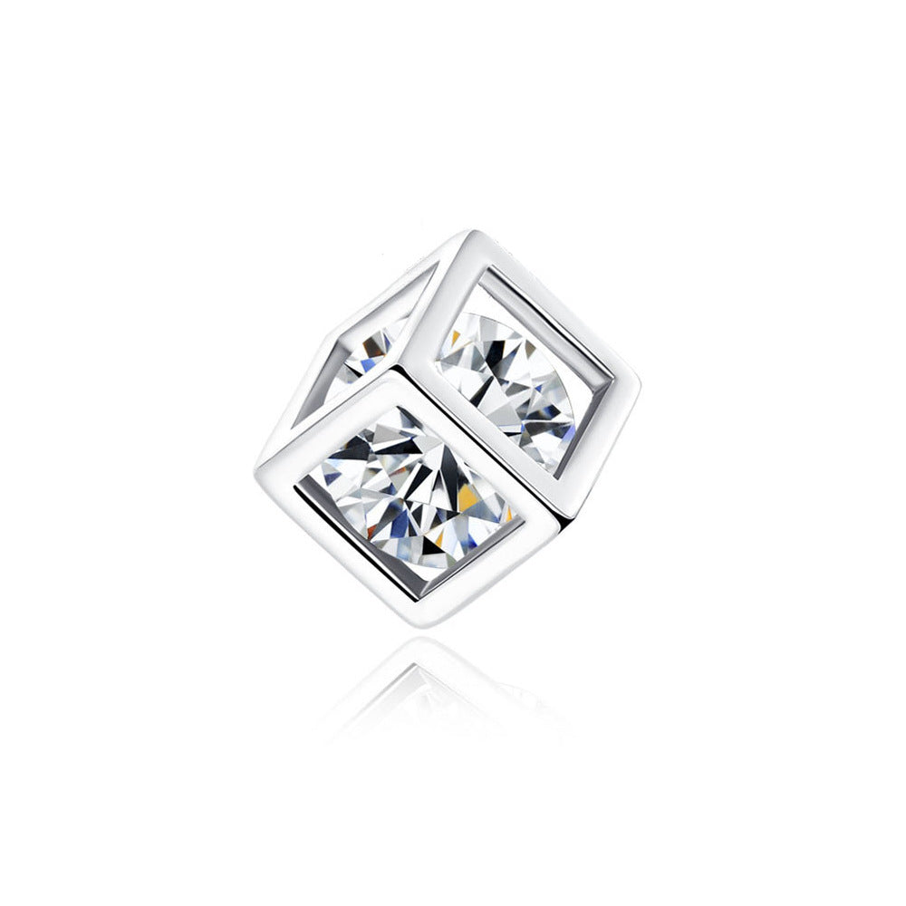 Quadratischer Diamantanhänger