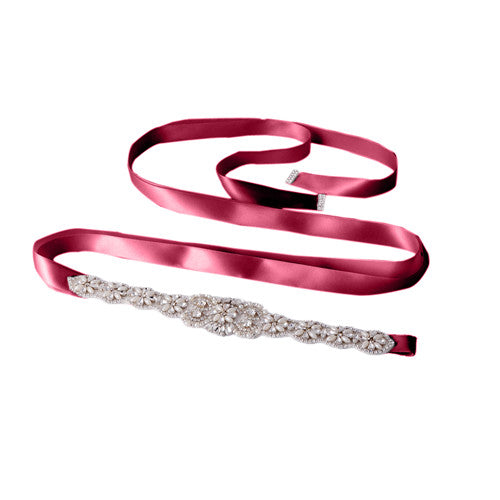 Braut-Hochzeitsgürtel mit Strass-Dekoration