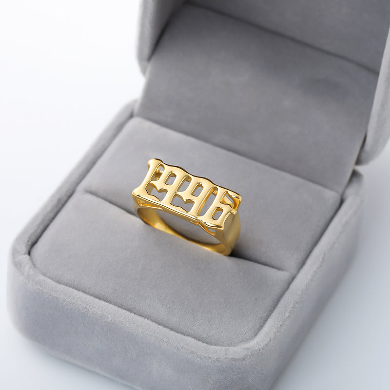 Digitaler antiker Ring Schmuck für Damen und Herren