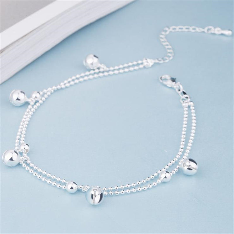 Silber plattierte Glocken-Fußkette Design Freundin Fußkette
