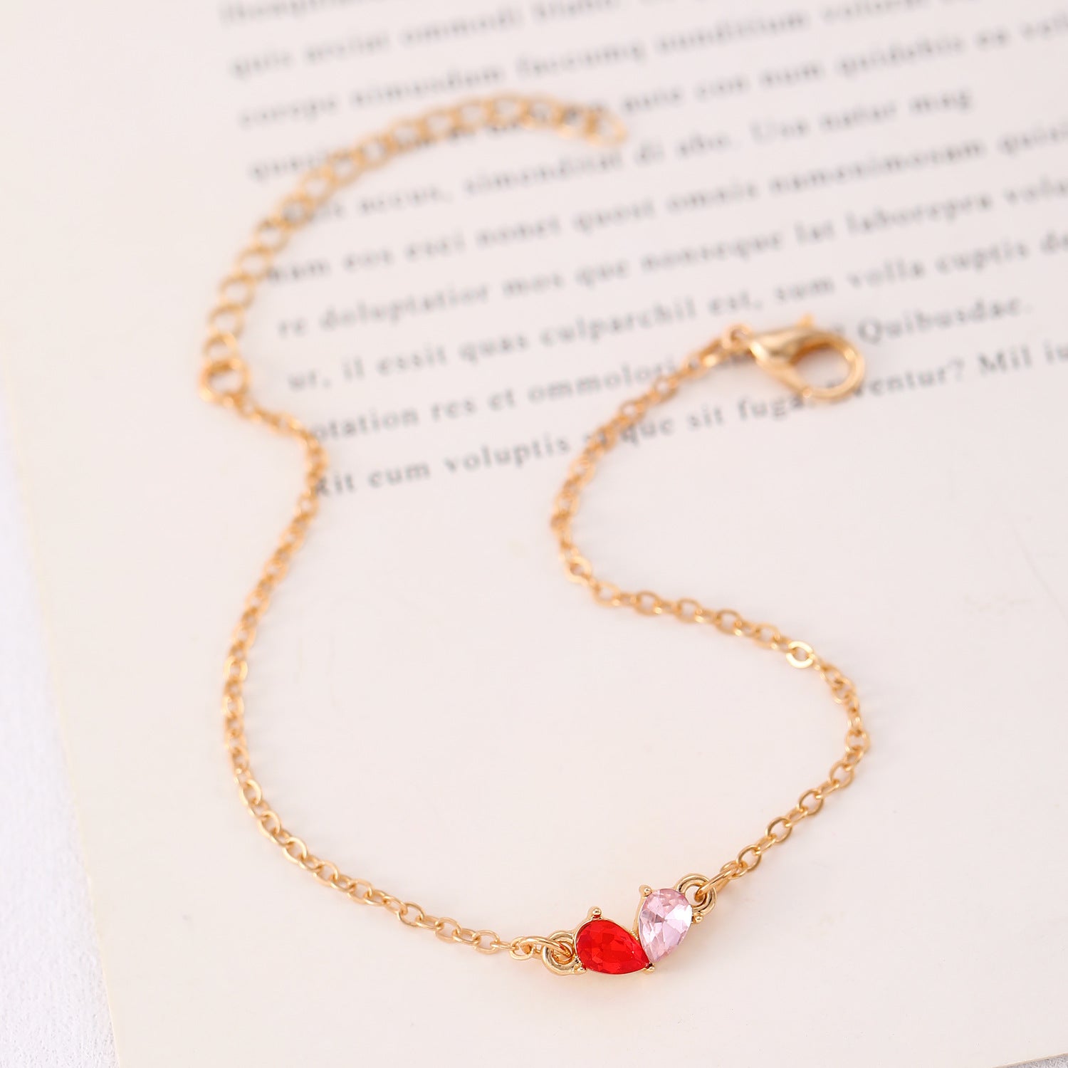 Pulsera de Amigas y Novias con Bloques de Color de Moda