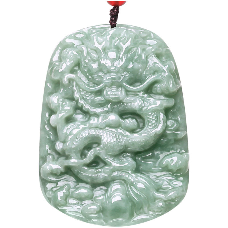 Tierkreis Drache Dominanter Jade-Anhänger
