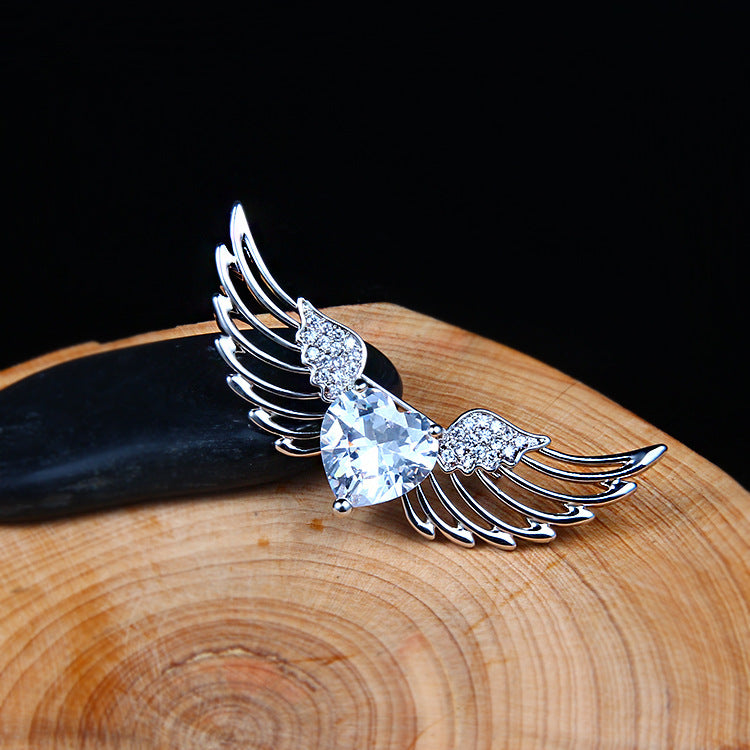 Broche de alas de ángel
