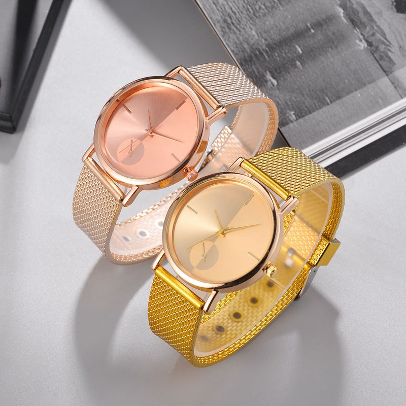 Compatible con Apple, relojes de aleación con hebilla de gancho para mujer, estilo simple, a la moda, nuevo, reloj de pulsera de cuarzo para mujer, regalos Relogios Feminino