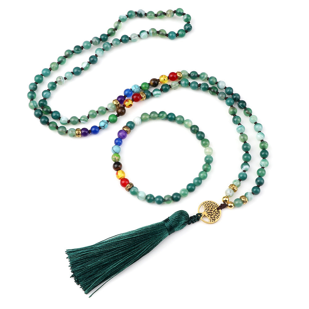 Ethnic Style Colorful Alloy Loose Beads Bracelet