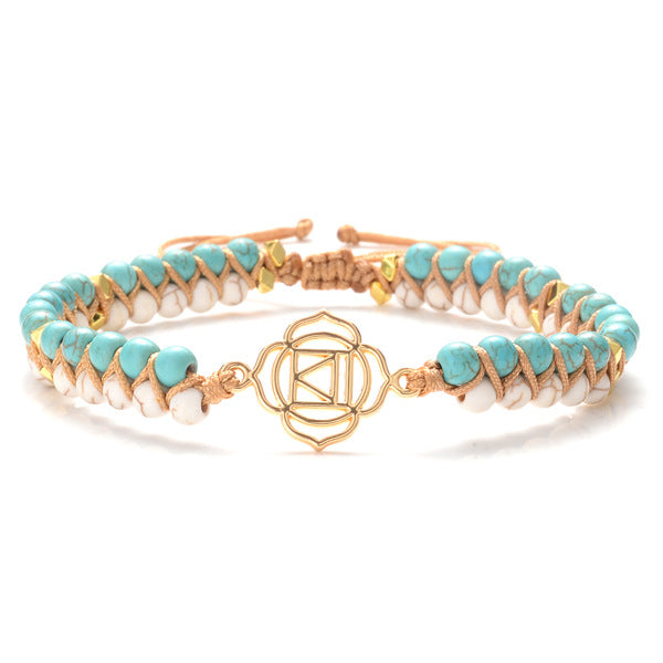 Pulsera de meditación espiritual de siete chakras