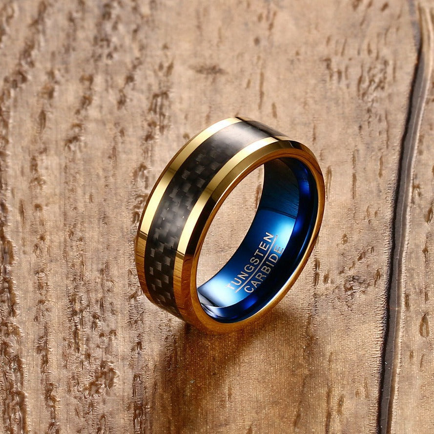 Anillo de acero de tungsteno