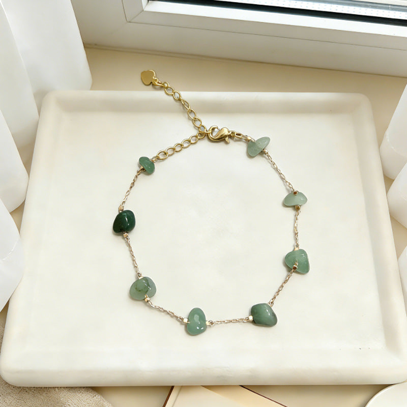 Natural Crushed Stone Turquoise Bracelet