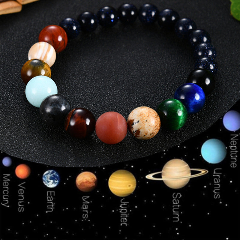 Pulsera de planetas del sistema solar para hombre