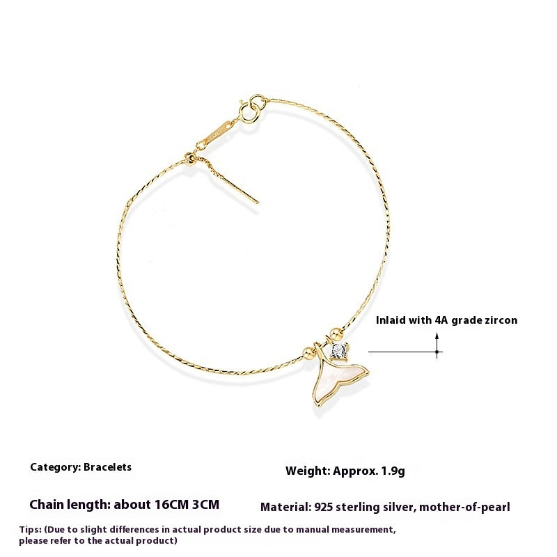 Women's Graceful And Fashionable Simple Shell Fishtail Bracelet