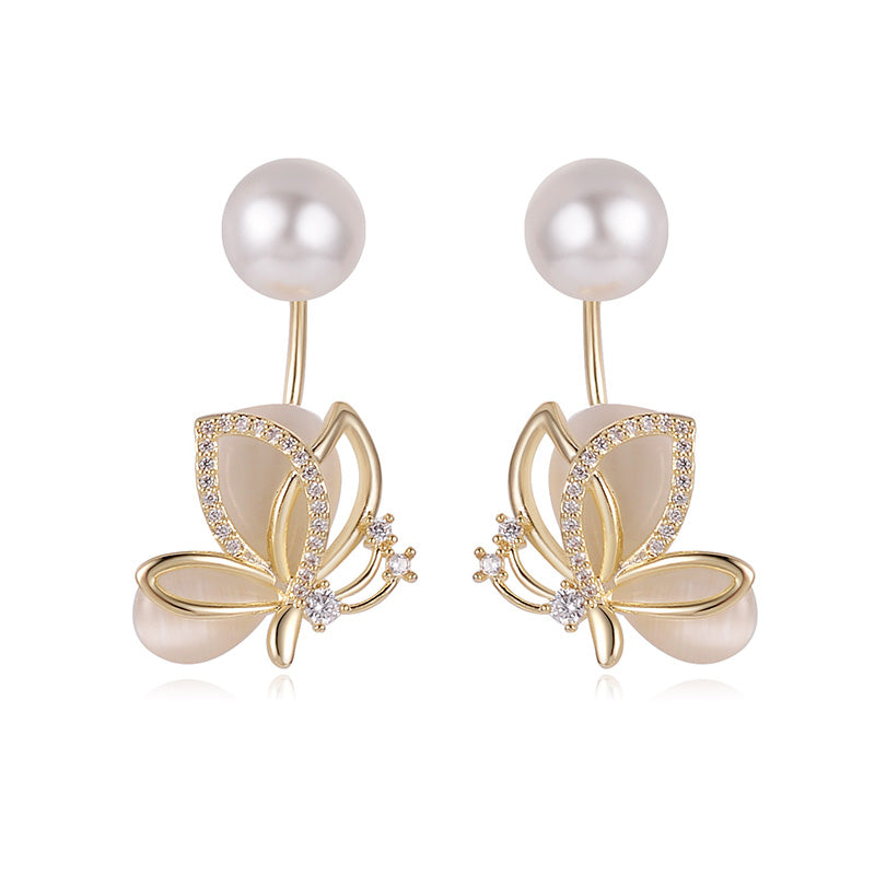 Pendientes de Mariposa de Ópalo para Mujer