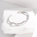 Simple Titanium Steel Wavy Stainless Steel Bracelet