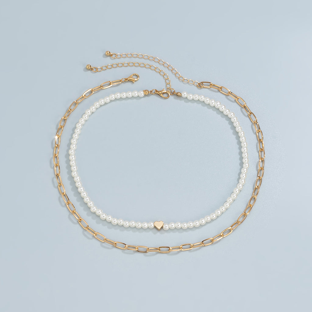 Geometrische hohle Kette Schlüsselbeinkette