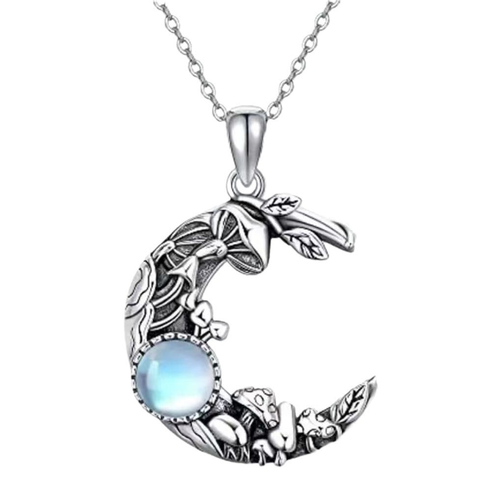 Böhmischer Retro-Mond-Anhänger für Damen und Herren