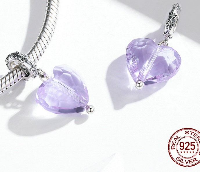 S925 Sterlingsilber Märchen Romantischer Liebesanhänger