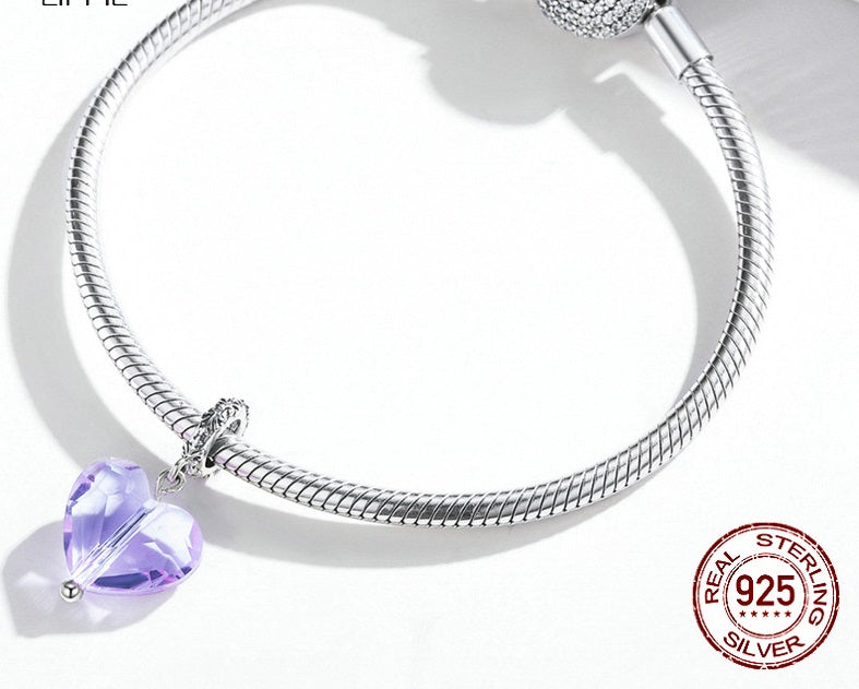S925 Sterlingsilber Märchen Romantischer Liebesanhänger