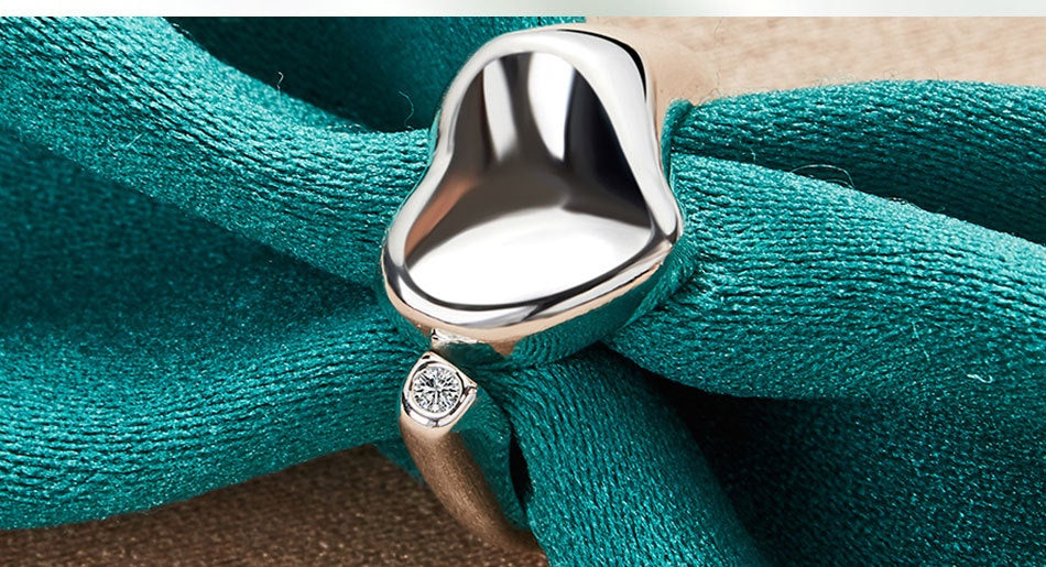 Anillo de boca plateado Accesorios de moda para mujer Joyería