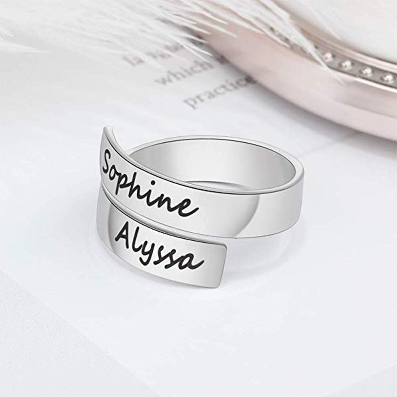 Anillo de plata personalizado