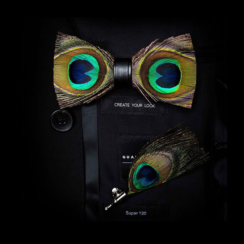 Pajarita de plumas