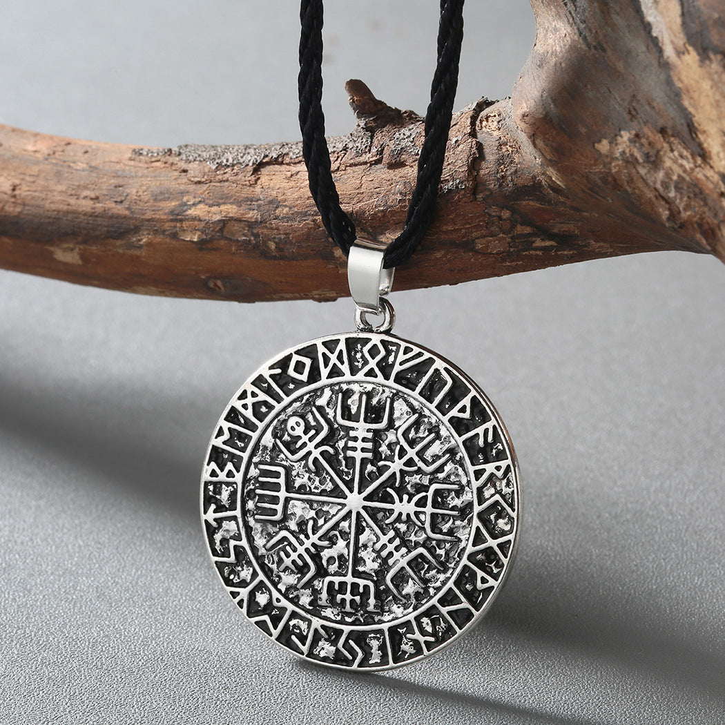 Antike Vintage Silber Runenkette