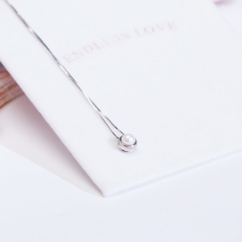 925 Silver Pearl Necklace