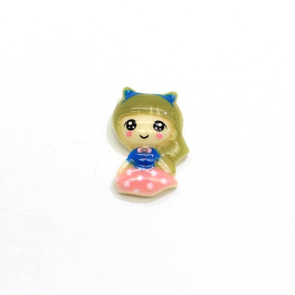 Bonito parche de resina de princesa de dibujos animados para niña, para hacer diademas y horquillas, accesorios, material decorativo para la funda del teléfono