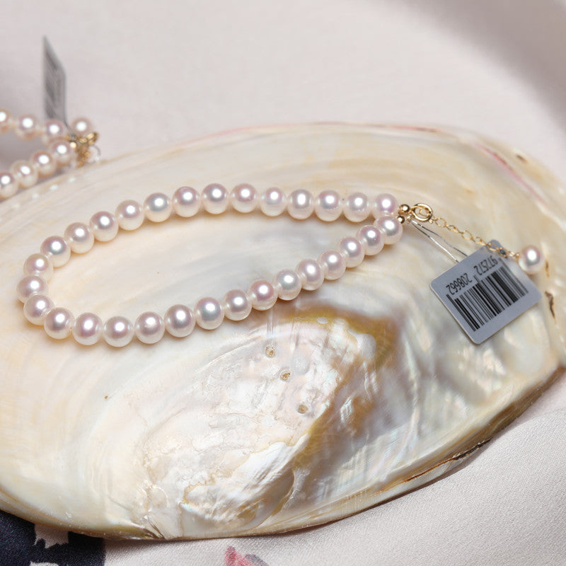Armband mit natürlichen Süßwasserperlen