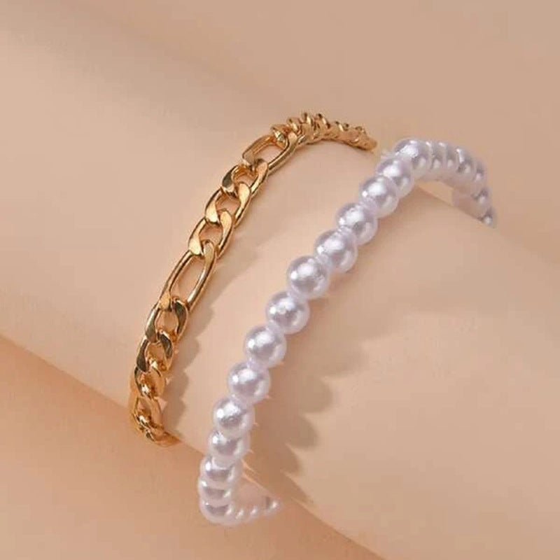 Edelstahl-Doppelarmband