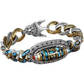 Joyas de Moda Nueva Pulsera para Hombre Personalidad Retro Transferencia Rotatoria Nueve Ojos Perla Pulseras Regalo de Alta Gama