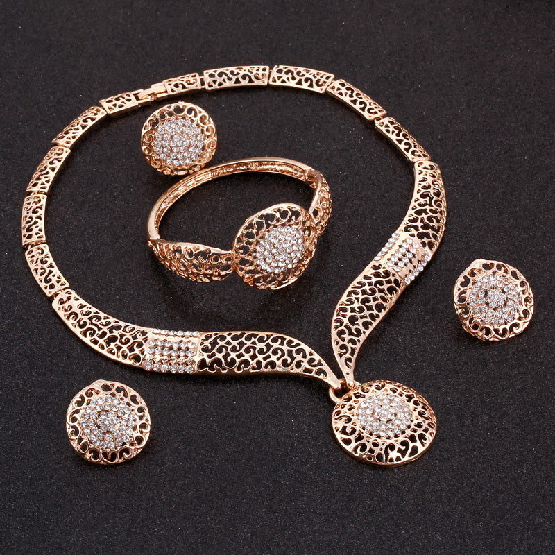 Vintage Diamant Gliederketten Schmuckset