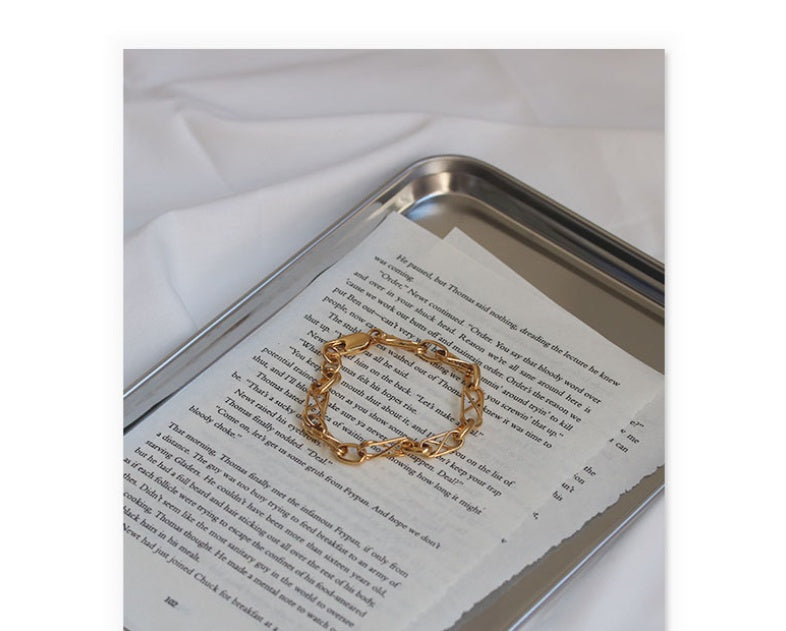 Pulsera de cadena gruesa para mujer